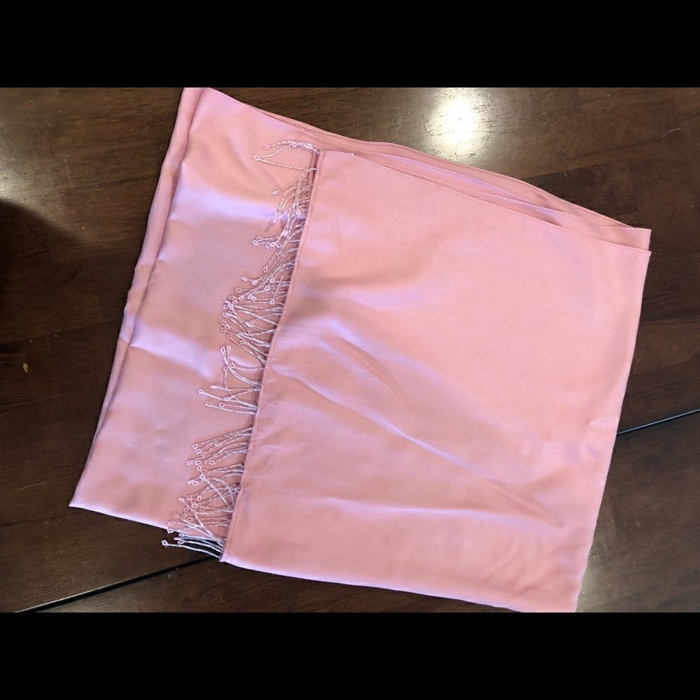 Valerie Stevens pashmina, 36” wide 78” long